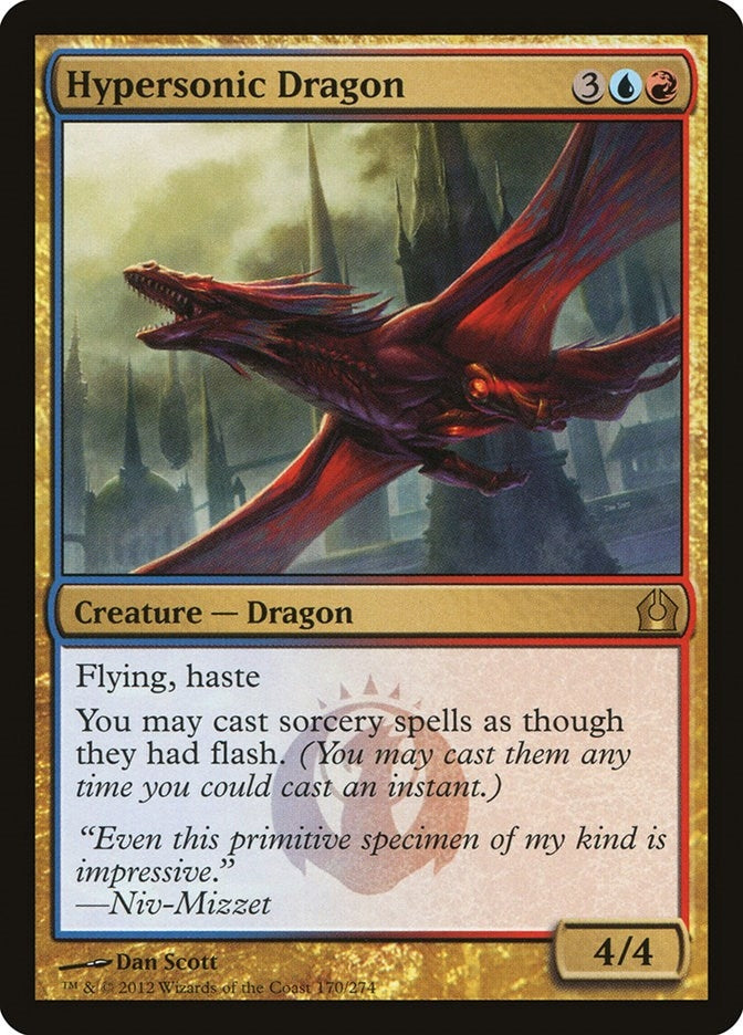Image for Hypersonic Dragon (Return to Ravnica) (170) - Magic: The Gathering