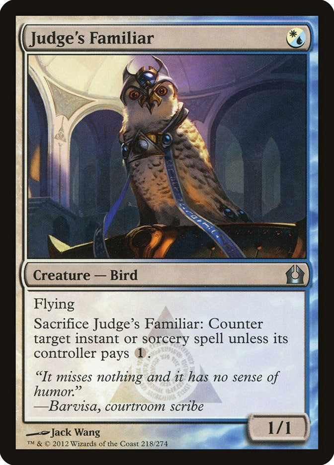Image for Judge's Familiar (Return to Ravnica) (218) - Magic: The Gathering
