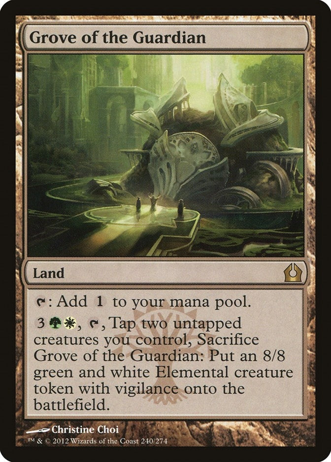 Image for Grove of the Guardian (Return to Ravnica) (240) - Magic: The Gathering