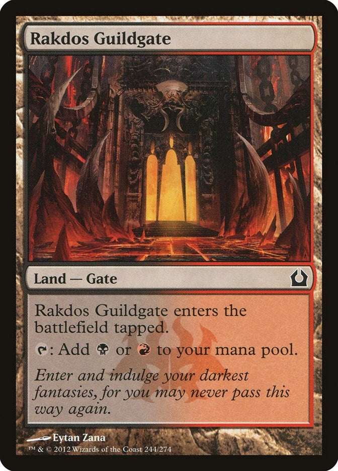 Image for Rakdos Guildgate (Return to Ravnica) (244) - Magic: The Gathering