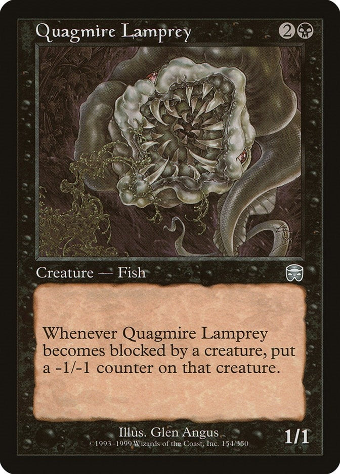 Image for Quagmire Lamprey (Mercadian Masques) (154) - Magic: The Gathering