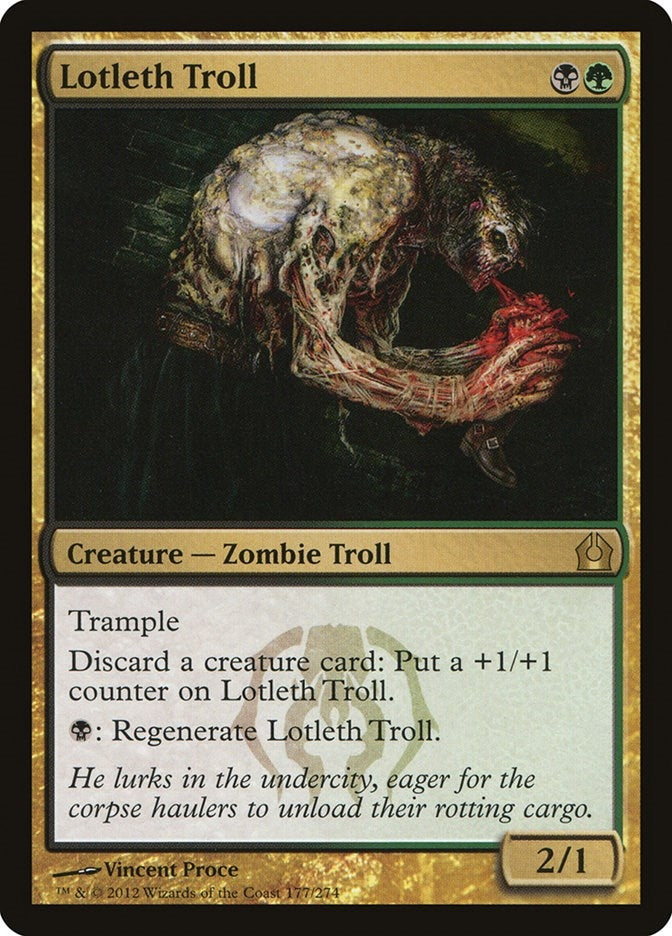 Image for Lotleth Troll (Return to Ravnica) (177) - Magic: The Gathering