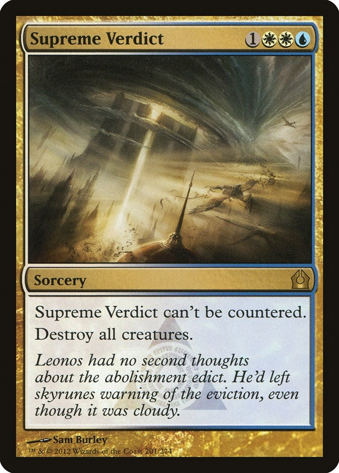 Image for Supreme Verdict (Return to Ravnica) (201) - Magic: The Gathering
