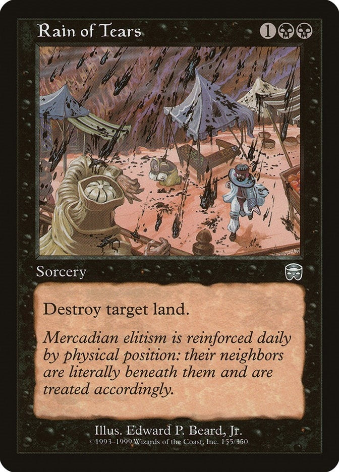 Image for Rain of Tears (Mercadian Masques) (155) - Magic: The Gathering