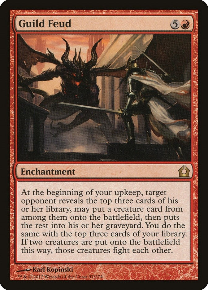 Image for Guild Feud (Return to Ravnica) (97) - Magic: The Gathering