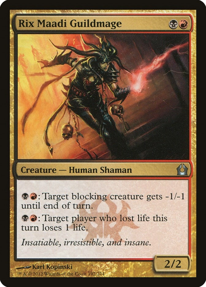 Image for Rix Maadi Guildmage (Return to Ravnica) (192) - Magic: The Gathering