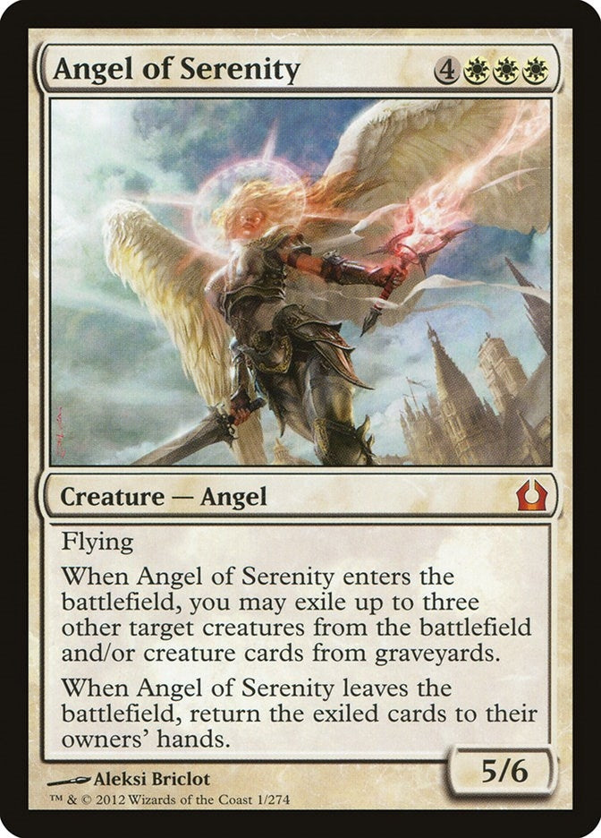 Image for Angel of Serenity (Return to Ravnica) (1) - Magic: The Gathering