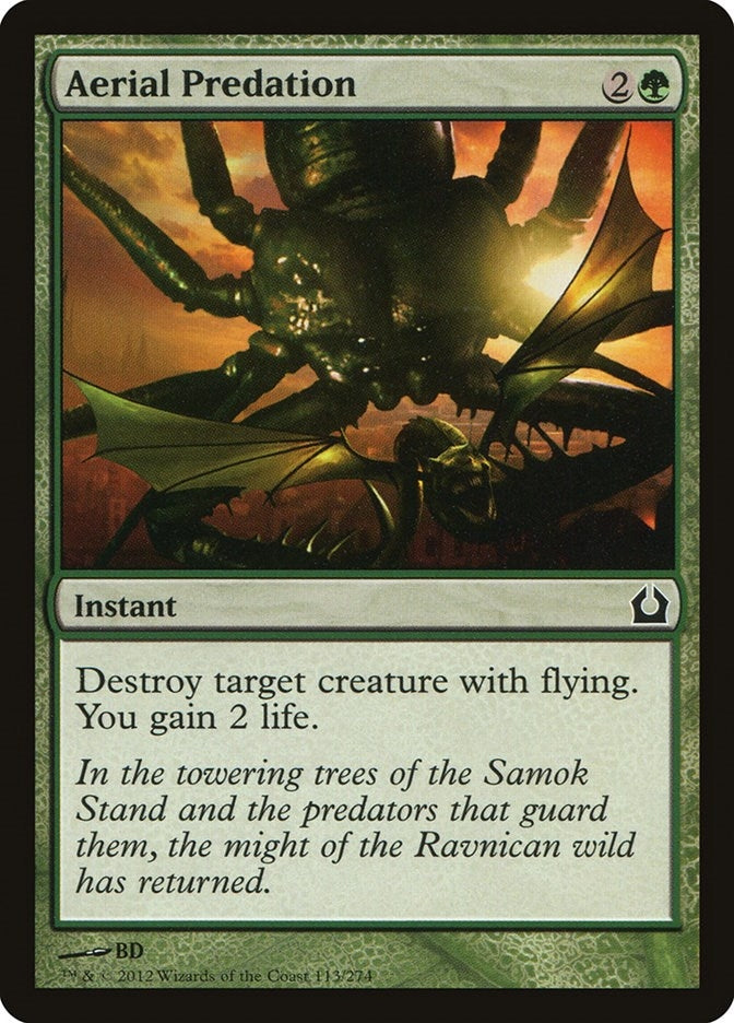 Image for Aerial Predation (Return to Ravnica) (113) - Magic: The Gathering