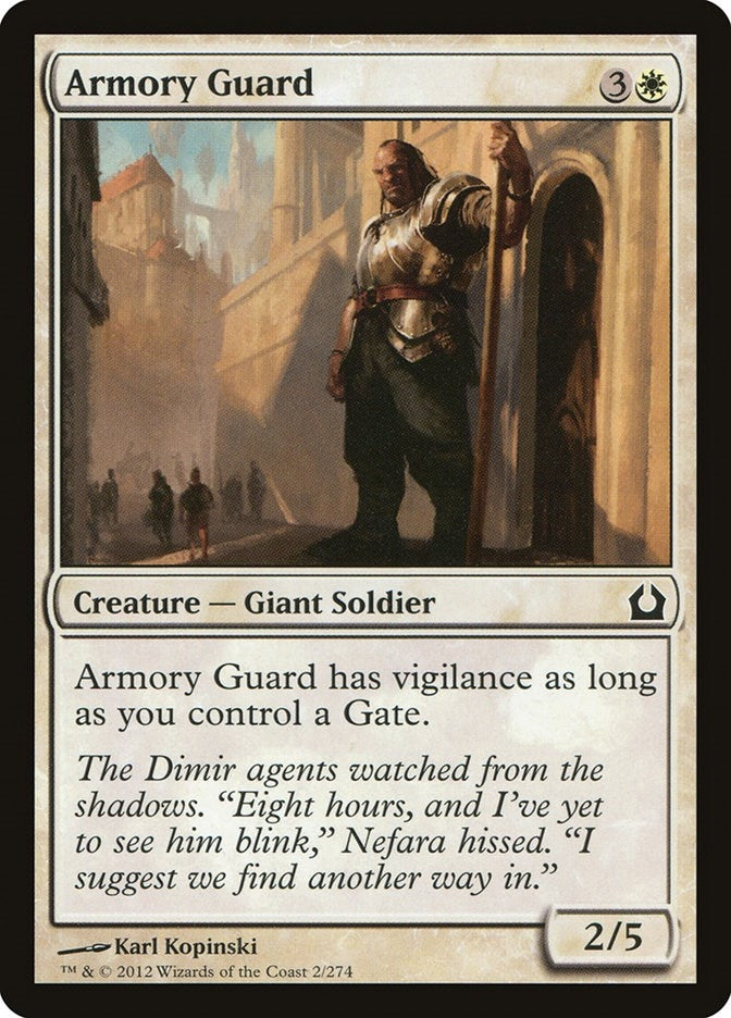 Image for Armory Guard (Return to Ravnica) (2) - Magic: The Gathering