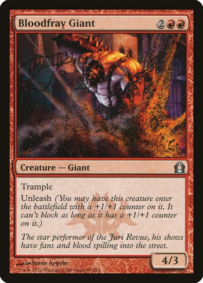 Image for Bloodfray Giant (Return to Ravnica) (89) - Magic: The Gathering