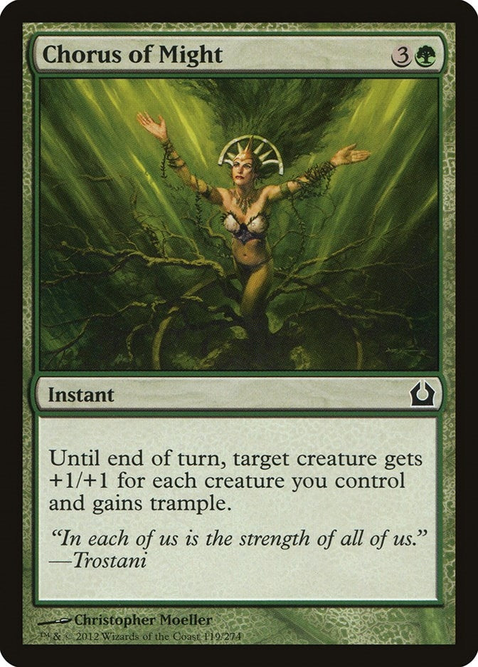 Image for Chorus of Might (Return to Ravnica) (119) - Magic: The Gathering