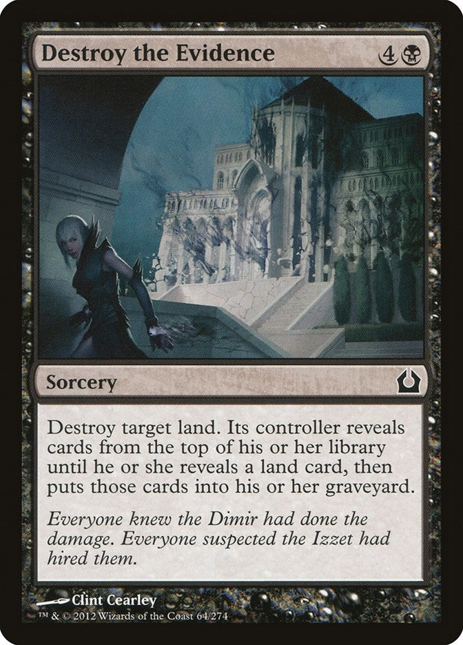 Image for Destroy the Evidence (Return to Ravnica) (64) - Magic: The Gathering