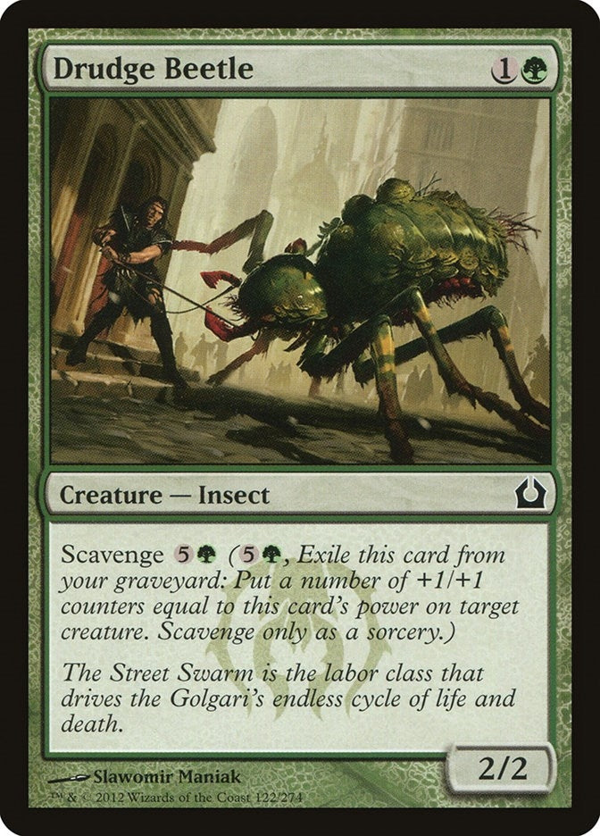 Image for Drudge Beetle (Return to Ravnica) (122) - Magic: The Gathering