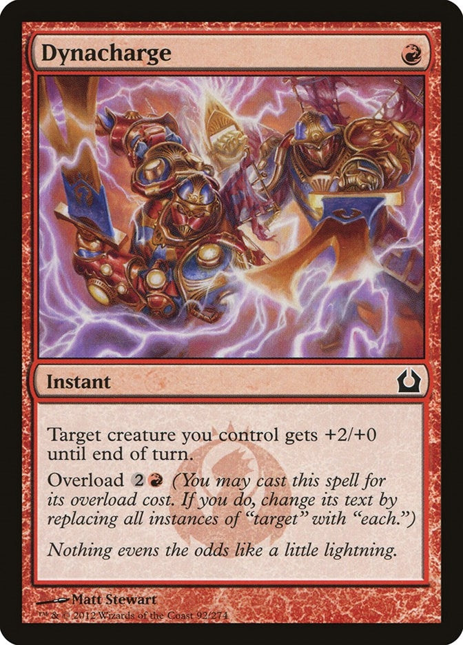 Image for Dynacharge (Return to Ravnica) (92) - Magic: The Gathering