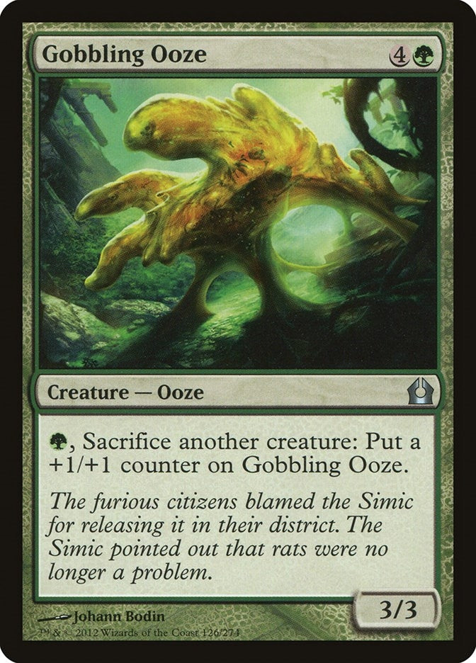 Image for Gobbling Ooze (Return to Ravnica) (126) - Magic: The Gathering