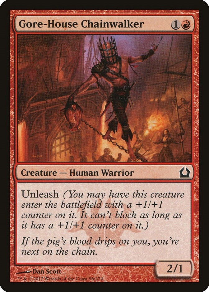 Image for Gore-House Chainwalker (Return to Ravnica) (96) - Magic: The Gathering