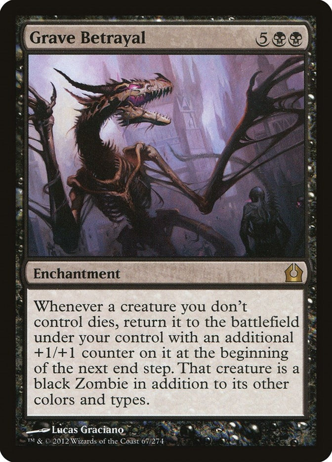 Image for Grave Betrayal (Return to Ravnica) (67) - Magic: The Gathering