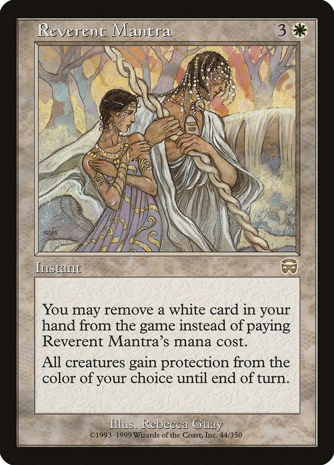 Image for Reverent Mantra (Mercadian Masques) (44) - Magic: The Gathering