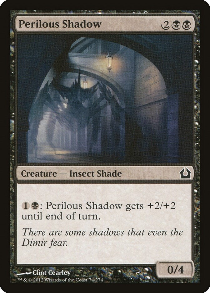 Image for Perilous Shadow (Return to Ravnica) (74) - Magic: The Gathering