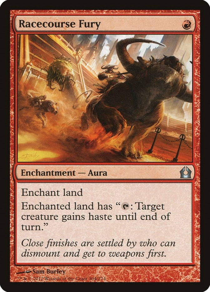 Image for Racecourse Fury (Return to Ravnica) (104) - Magic: The Gathering