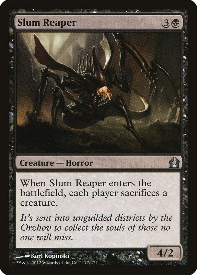 Image for Slum Reaper (Return to Ravnica) (77) - Magic: The Gathering
