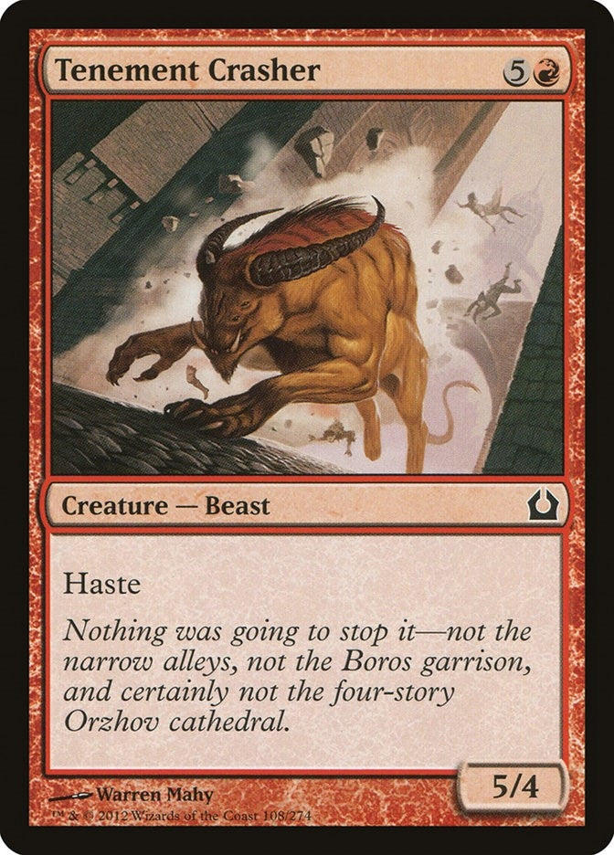 Image for Tenement Crasher (Return to Ravnica) (108) - Magic: The Gathering