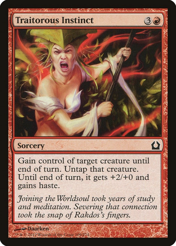 Image for Traitorous Instinct (Return to Ravnica) (109) - Magic: The Gathering