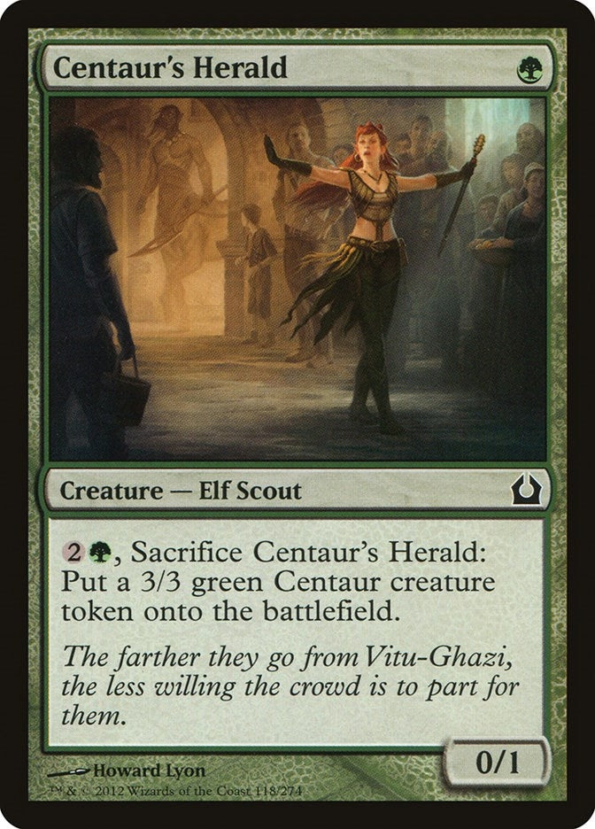Image for Centaur's Herald (Return to Ravnica) (118) - Magic: The Gathering