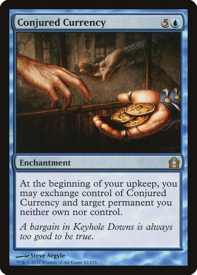 Image for Conjured Currency (Return to Ravnica) (33) - Magic: The Gathering