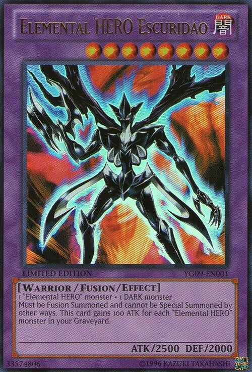 Image for Elemental HERO Escuridao (Yu-Gi-Oh! GX Manga Promotional Cards) (YG09-EN001) - YuGiOh
