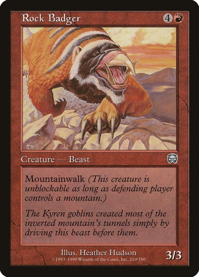 Image for Rock Badger (Mercadian Masques) (210) - Magic: The Gathering