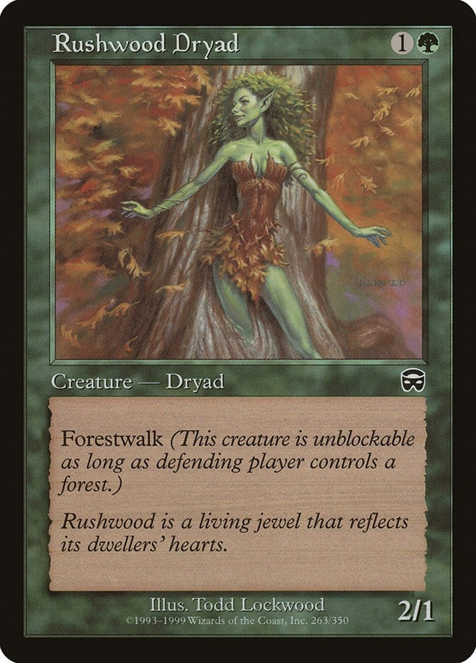 Image for Rushwood Dryad (Mercadian Masques) (263) - Magic: The Gathering