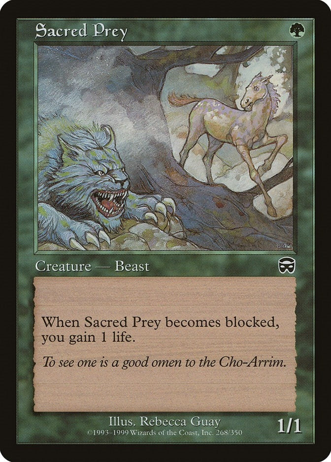 Image for Sacred Prey (Mercadian Masques) (268) - Magic: The Gathering