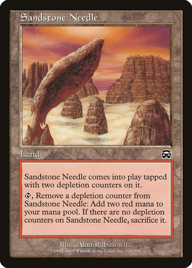 Image for Sandstone Needle (Mercadian Masques) (326) - Magic: The Gathering