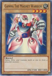 Image for Gamma the Magnet Warrior (Legendary Collection 3: Yugi's World) (LCYW-EN014) - YuGiOh