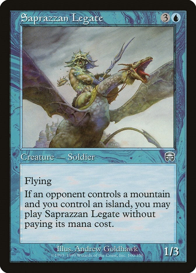 Image for Saprazzan Legate (Mercadian Masques) (100) - Magic: The Gathering