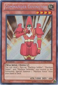 Image for Commander Covington (Legendary Collection 3: Yugi's World) (LCYW-EN167) - YuGiOh