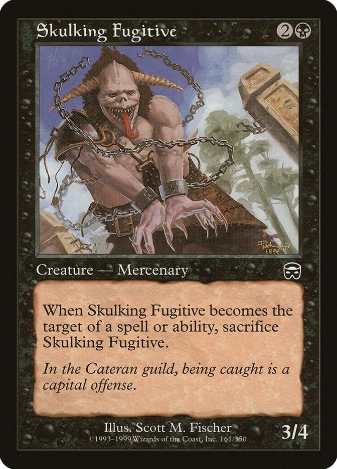Image for Skulking Fugitive (Mercadian Masques) (161) - Magic: The Gathering