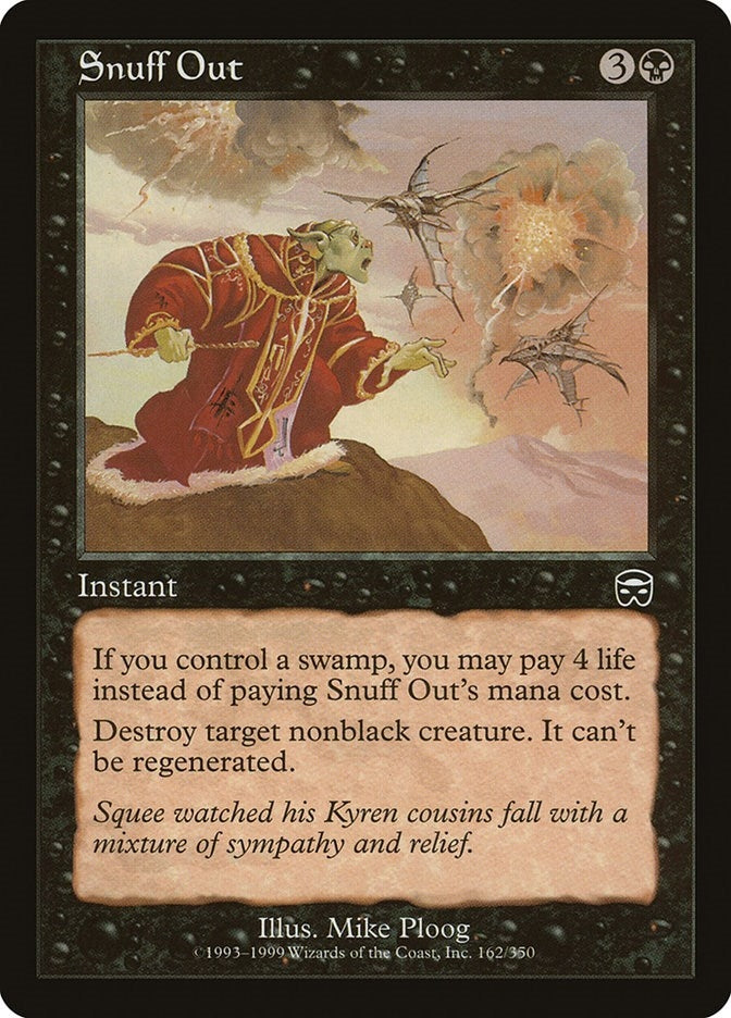 Image for Snuff Out (Mercadian Masques) (162) - Magic: The Gathering