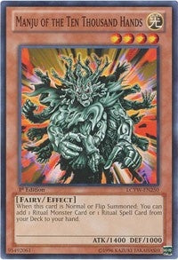 Image for Manju of the Ten Thousand Hands (Legendary Collection 3: Yugi's World) (LCYW-EN250) - YuGiOh