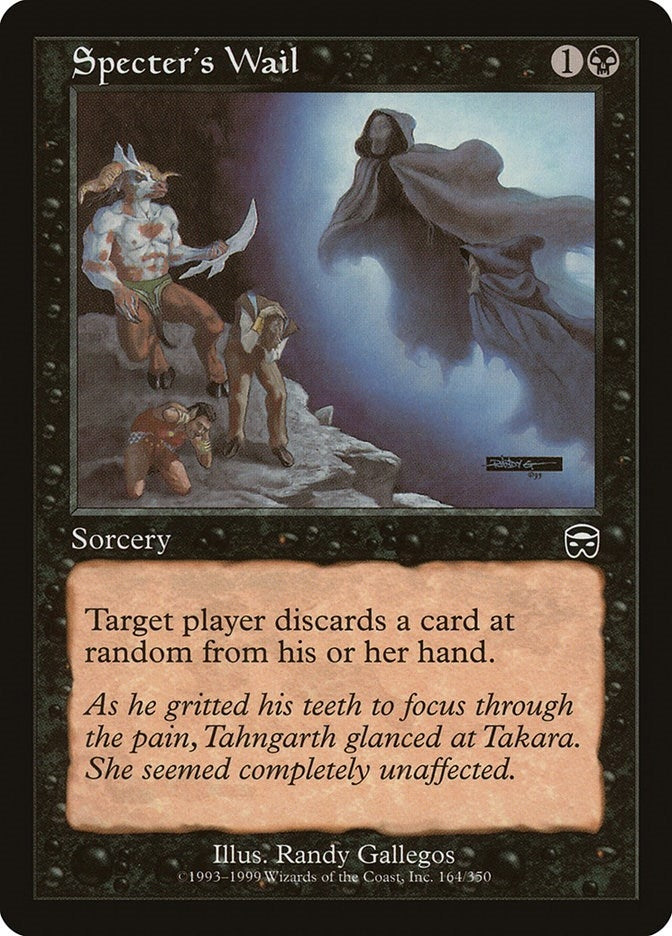Image for Specter's Wail (Mercadian Masques) (164) - Magic: The Gathering