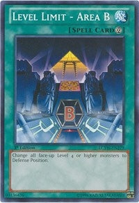 Image for Level Limit - Area B (Legendary Collection 3: Yugi's World) (LCYW-EN279) - YuGiOh