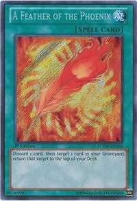 Image for A Feather of the Phoenix (Legendary Collection 3: Yugi's World) (LCYW-EN280) - YuGiOh