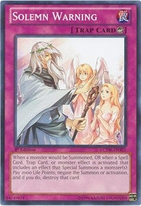 Image for Solemn Warning (Legendary Collection 3: Yugi's World) (LCYW-EN301) - YuGiOh