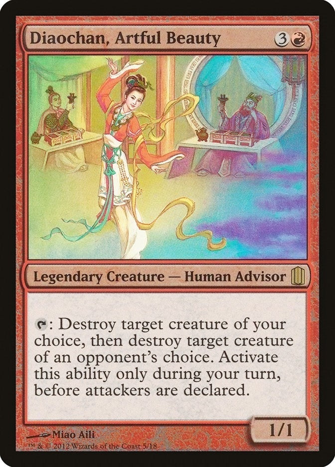Image for Diaochan, Artful Beauty (Commander's Arsenal) (5) - Magic: The Gathering