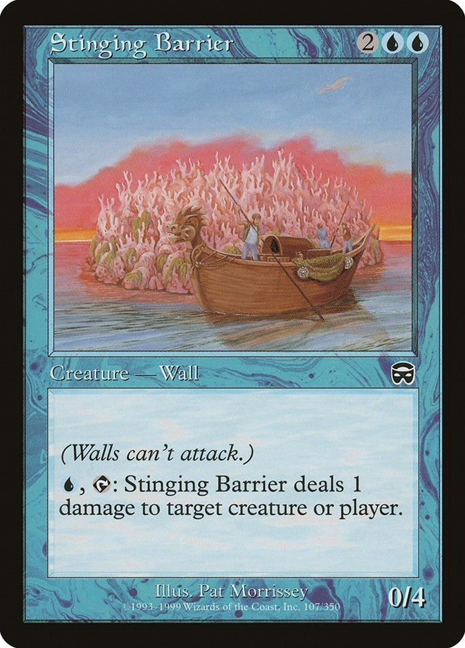 Image for Stinging Barrier (Mercadian Masques) (107) - Magic: The Gathering