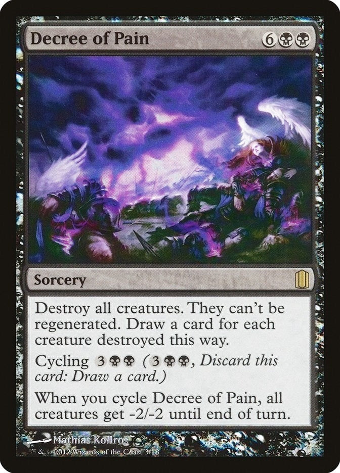 Image for Decree of Pain (Commander's Arsenal) (3) - Magic: The Gathering