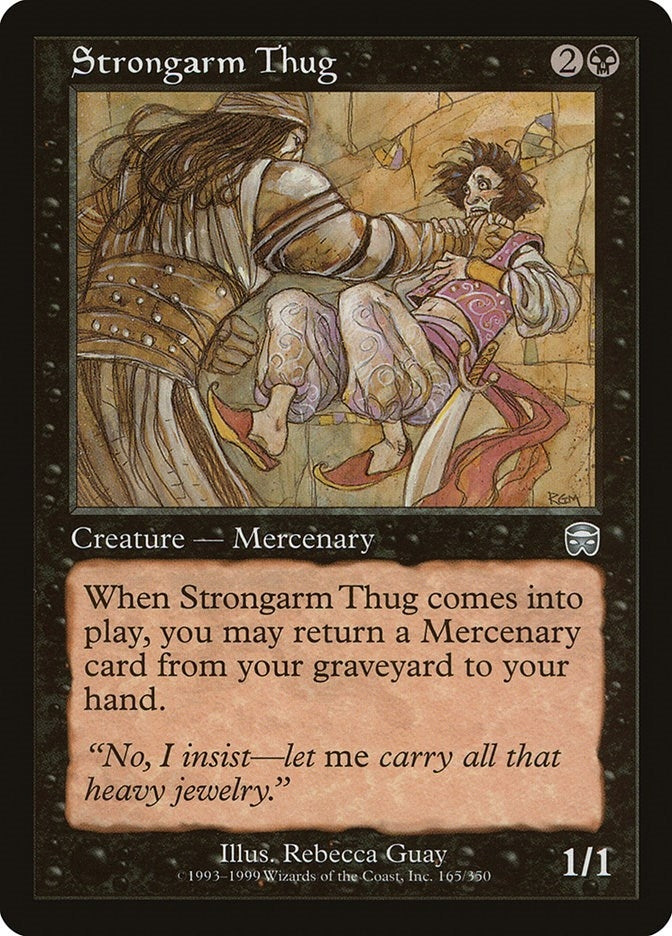 Image for Strongarm Thug (Mercadian Masques) (165) - Magic: The Gathering