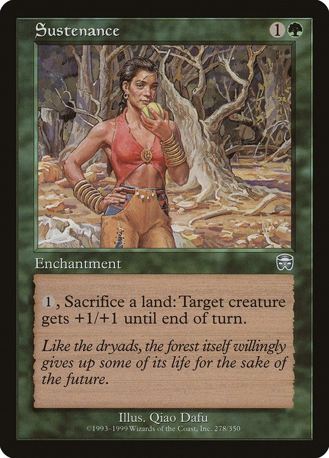 Image for Sustenance (Mercadian Masques) (278) - Magic: The Gathering