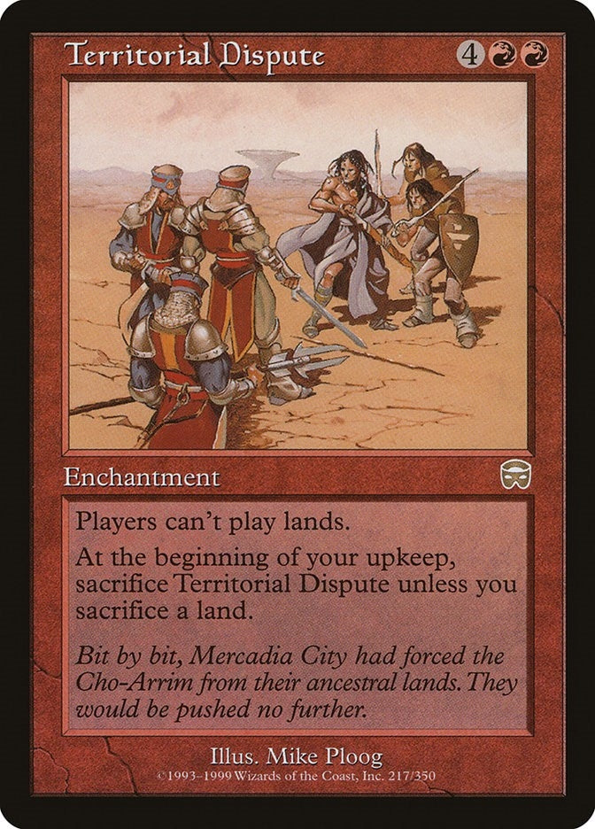 Image for Territorial Dispute (Mercadian Masques) (217) - Magic: The Gathering